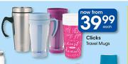 Clicks Travel Mugs-Each