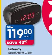 Safeway Radio Alarm Clock-Each