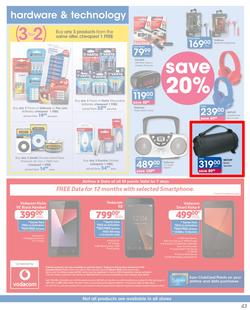 Clicks : Feel Good Savings (6 Mar - 21 Mar 2019), page 43