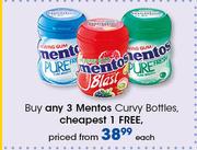  Mentos Curvy Bottles-Each