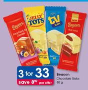 Beacon Chocolate Slabs-3 x 80g