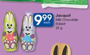 Jacquot Milk Chocolate Rabbit-25g Each