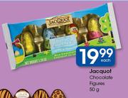 Jacquot Chocolate Figures-50g Each