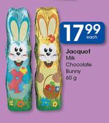 Jacquot Milk Chocolate Bunny-60g Each