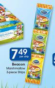 Beacon Marshmallow 3 Piece Strips-Per Strip