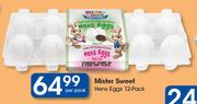 Mister Sweet Hens Eggs 12 Pack-Per Pack
