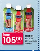 Herbex Fat Burn Concentrate-400ml Each