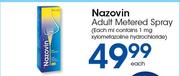 Nazovin Adult Metered Spray