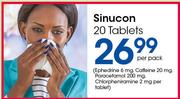 Sinucon 20 Tablets-Per Pack