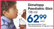 Dimetapp paediatric Elixir 118ml