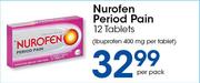Nurofen Period Pain 12 Tablets-Per Pack