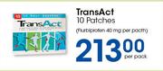 TransAct 10 Patches-Per Pack