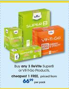 Revite Super B Or Vit-T-Go Products-Per pack