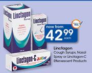 Linctagon Cough Syrup Nasal Spray Or Linctagon-C Effervescent Products-Each