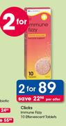 Clicks Immune Fizzy 10 Effervescent Tablets-For 2