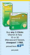 Clicks Vitamin B Fizzy 10 Or 30 Effervescent Tablets-Per Pack