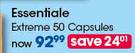 Essentiale Extreme Capsules-50's