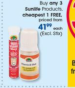 Sunlife Products(Excl. Stix)-Each
