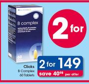 Clicks B Complex Tablets-2X60's