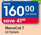 Mena Cal.7 60 Tablets-Per Pack
