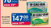 B-Cal-DM Swallow Or Chewable 100 Tablets-Per Pack