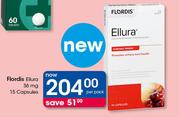 Flordis Ellura 36 mg 15 Capsules-Per Pack