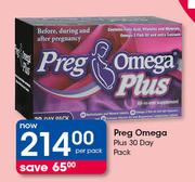 Preg Omega Plus 30 Day Pack-Per Pack