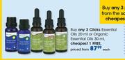 Clicks Essential Oils-20ml Or Organic Essential Oils-30ml-Each