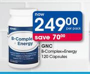 GNC B-Complex + Energy- 120 Capsules Per Pack