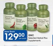 GNC Selected Herbal Plus Supplements-Per Pack