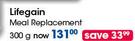 Lifegain Meal Replacement-300g Each
