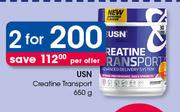 USN Creatine Transport-2x650g Per Offer