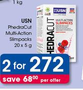 USN PhedraCut Multi Action Slimpacks-2x20x5g Per Offer