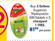 Eetless Suganon Triple Packs 500 Tablets x 3-Per Packs