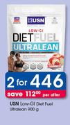 USN Low-GI Diet Fuel Ultralean-2x900g Per Offer