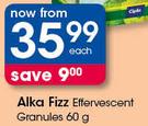 Alka Fizz Effervescent Granules-60g Each