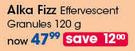 Alka Fizz Effervescent Granules-120g Each