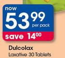 Dulcolax Laxative 30 Tablets-Per Pack