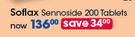 Soflax Sennoside 200 Tablets-Per Pack