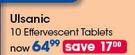Ulsanic 10 Effervescent Tablets-Each