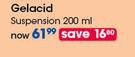 Gelacid Suspension-200ml Each