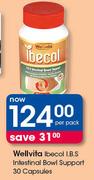 Wellvita Ibecol I.B.S Intestinal Bowl Support 30 Capsules-Per Pack