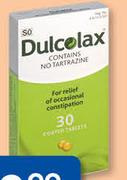 Dulcolax Laxative 60 Tablets-Per Pack