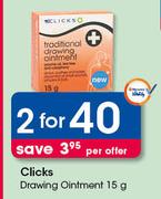 Clicks Drawing Ointment-2 x 15g