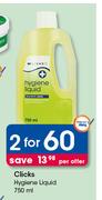 Clicks Hygiene Liquid-2 x 750ml 