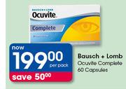 Bausch + Lomb Ocuvite Complete 60 Capsules-Per Pack