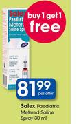 Salex Paediatric Metered Saline Spray-30ml Per Offer