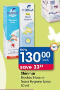 Sterimar Blocked Nose Or Nasal Hygiene Spray-50ml Each