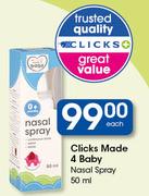 Clicks Made 4 Baby Nasal Spray-50ml Each