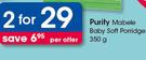 Purity Mablee Baby Soft Parridge-2X350g Per Offer